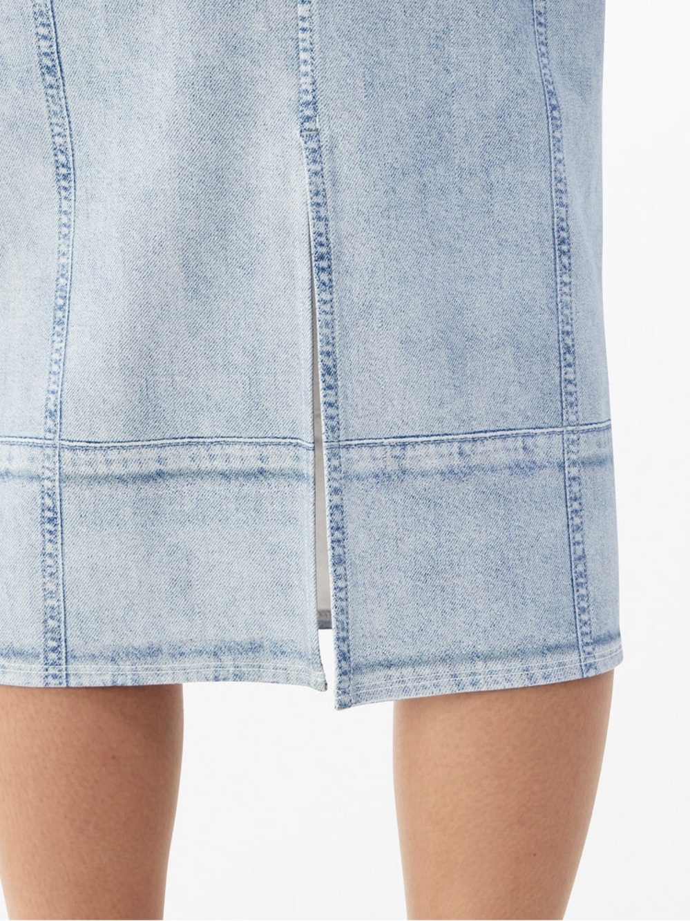 NWT RAG & BONE ($389) Miramar Ponte Pencil Midi Skirt - Aliah Wash - Picture 4 of 9
